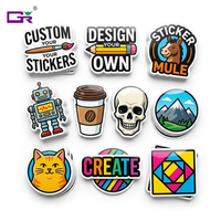 Autocollants personnalisés durables, imperméables, impression de logo de marque, autocollants en vinyle découpés, autocollants de logo pour la promotion et l'emballage