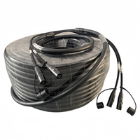 Haute qualité 2 4 6 8 canaux Audio numérique paire torsadée RJ45 Cat6 câble serpent avec tambour de câble serpent