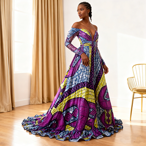 Nouveau Modèle <span class=keywords><strong>Pagne</strong></span> Néerlandais <span class=keywords><strong>en</strong></span> Coton Biologique Tissé Imprimé Batik <span class=keywords><strong>Tissu</strong></span> Wax Africain pour Robes <span class=keywords><strong>de</strong></span> Mariée Chemises Sacs Filles et Garçons - Product Image 2