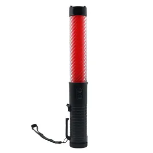 Portable Traffic Rechargeable Light Stick LED Red Blue Traffic Baton Light