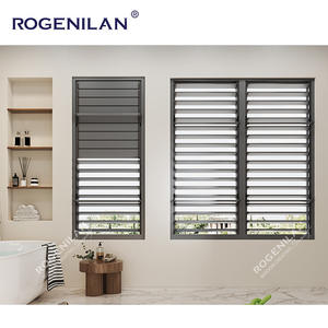 Rogenilan <span class=keywords><strong>Vitoria</strong></span> Garden Ventana de persiana de listones de aluminio ajustable con mosquitera Persianas parasol - Product Image 5