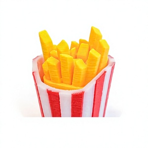 Porte-clés anti-stress en PLA imprimé en 3D 2026, son de clic de clavier KFC - Product Image 2