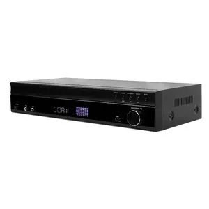 Amplificador de 255w para sistema home theater 5.1ch, amplificador com subwoofer, auxiliar de som HD, arco óptico DAC DSP para alto-falante de TV, produto de venda imperdível