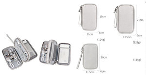 Nhiều lớp phụ kiện kỹ thuật số lưu trữ túi bảo vệ điện Bìa ngân hàng điện ổ đĩa USB lá chắn tai nghe chống bụi Cáp dữ liệu túi - Product Image 2