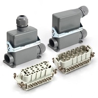 Connecteur robuste BYLJQ HE-016-M/F HE-020-M/F, étanche à la poussière IP65 pour applications sur circuits imprimés, 16A 500V
