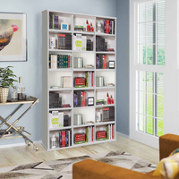 Étagère d'Angle OEM et ODM, Meuble de Rangement Bibliothèque Design Moderne, Meuble de Rangement en Bois pour Salon et Maison