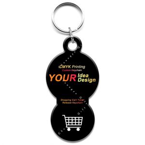 Europe Supermarket Shopping Cart Unlock <b>Key</b> Keychain EURO Trolley Token Remover <b>Key</b> <b>Chain</b> - Product Image 1