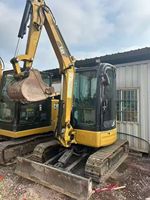 Mini-excavatrice CAT 303.5E d'occasion 2018, 3,5 tonnes, compacte, hydraulique, 90% neuve, parfait état, faible nombre d'heures de fonctionnement