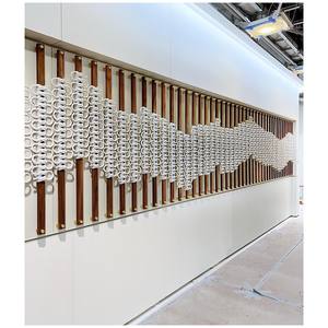 Grande Tenture Murale en Macramé de Bohème Tissage Main Écologique Tapisseries Coton Art Déco pour Espace Commercial Projet Minimaliste - Product Image 6