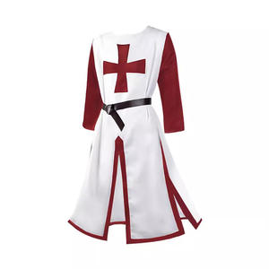 Costume da <span class=keywords><strong>uomo</strong></span> adulto da guerriero <span class=keywords><strong>medievale</strong></span> templare per cavaliere abito da crociato per Halloween - Product Image 3