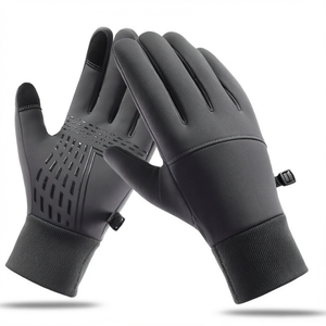 <b>Men's</b> Winter Lightweight Thermal Cycling <b>Gloves</b> Neoprene Full Finger <b>Waterproof</b> Touchscreen Anti-Slip Bike <b>Gloves</b> OEM/ODM - Product Image 1