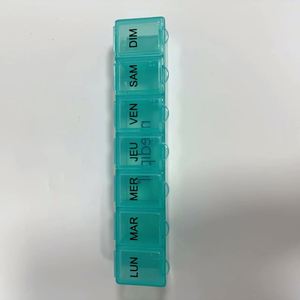 High Quality Pp Material <b>7</b> Days Rectangular Travel Weekly Box With Braille Pill Organizer Storage Custom - Product Image 3