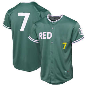 2025 NIEUWE Unisex Boston City Connect Baseball Shorts Op Maat Gemaakt Gestikt Geborduurd Uniformen Logo's Groen 100% Polyester Snel - Product Image 3