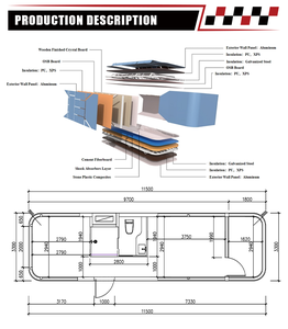 <span class=keywords><strong>Casa</strong></span> Contenedor de Acero Impermeable Todo <span class=keywords><strong>en</strong></span> Uno Cammi House Apple Cabin <span class=keywords><strong>con</strong></span> Sala de Estar y Baño para Uso <span class=keywords><strong>en</strong></span> Escuelas, Hoteles y Glamping - Product Image 4