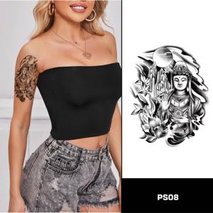 สติกเกอร์รอย<span class=keywords><strong>สัก</strong></span>รูปนางฟ้าจีนสำหรับทำน้ำผลไม้สมุนไพรแบบกึ่งถาวร - Product Image 1