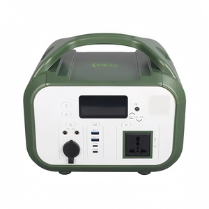 Centrale Électrique Portable 600W d'Urgence avec Batterie Lithium LiFePO4, Générateur Solaire et Onduleur à Onde Sinusoïdale Pure pour Camping en Extérieur et Usage Domestique - Product Image 1