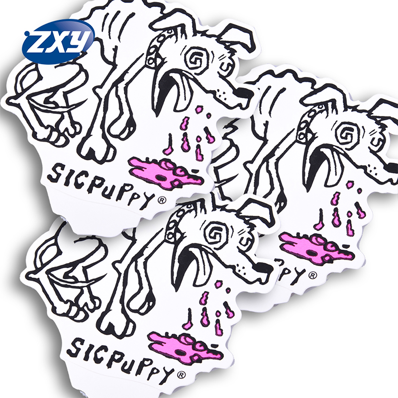 Индивидуальные логотип винил ПВХ водонепроницаемый самоклеящиеся наклейки