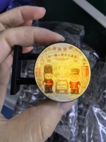 Panneau lumineux LED miniature portable avec logo personnalisé, boîte à lumière imprimée, étanche, style amusant, rechargeable par USB, aimant LED