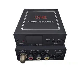 Hot Sale One Channel Agile R.F. Modulators UHF CATV Analog 1CH Agile Micro AV RCA TO Rf Modulator