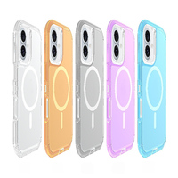 Étui de téléphone intelligent magnétique à chargement sans fil résistant aux chocs en PC + TPU de qualité supérieure pour iPhone 11 12 13 15 Plus 16 17 Pro Max