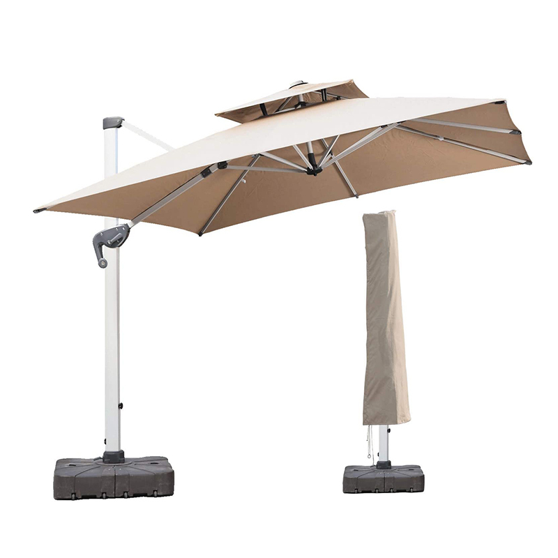 Solar Led Lights Umbrellas Garden Parasols