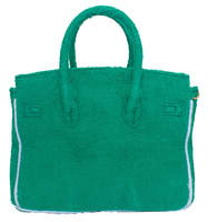 Bolso Tote de Tela de Rizo 2026 con Asa Superior para Mujer, de Lujo, Elegante, Estilo de Diseñador, Gran Capacidad, Colorido, para Uso Diario y Fiestas