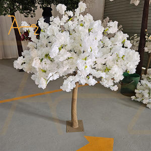 Ventas directas de fábrica, árbol de Sakura Artificial de 1,2 M, árbol de flor de melocotón simulado, árbol de deseos, decoración de banquete de boda - Product Image 1