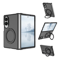 Logo/emballage personnalisés disponibles : Étui magnétique pivotant en TPU+PC pour Z Fold 8 Ultra/Fold 8/Fold 7, support rotatif pliable au toucher doux