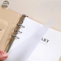 Maßgefertigter PU-Leder 6-Ring-Ordner Agenda Notizbuch Journal Großhandel Schule Büro Nachfüllbarer Ordner Magnetischer Klappdeckel Notizbuch