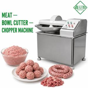 Coupe-viande commercial à <span class=keywords><strong>bol</strong></span> rotatif en acier inoxydable, commande à 6 boutons, pour l'émulsion de viande et l'utilisation en usine de saucisses - Product Image 1