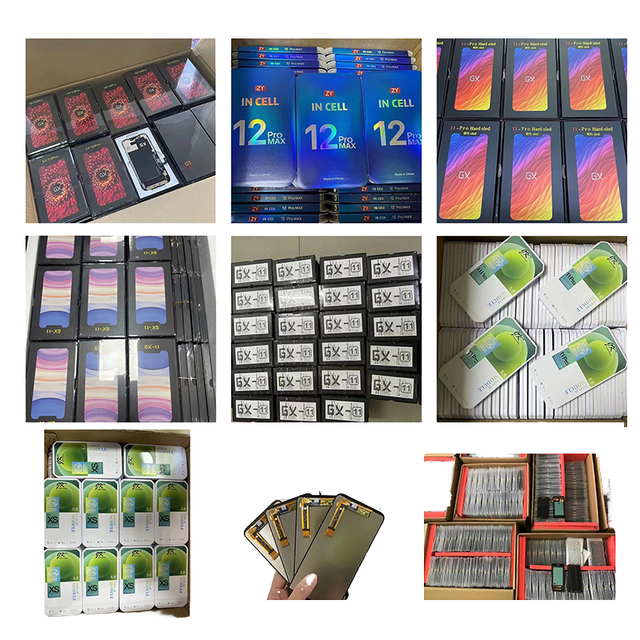 Oem Soft Oled Incell Lcd Pantalla Ecran Screen for iPhone 17 Pro Max 17 Air 16 15 14 Plus 13 12 Mini 11 XR XS Display