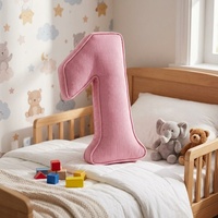 Coussin en peluche doux en forme de lettre (A à Z) et chiffres (123), style Ins, jouet d'alphabet pour bébé, idéal comme accessoire photo