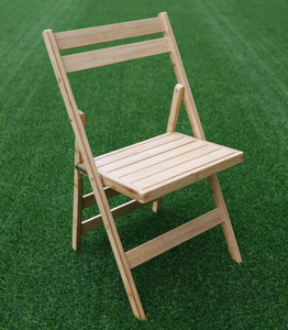 Meubles d'extérieur Meilleure qualité <span class=keywords><strong>Chaise</strong></span> de salle à manger pliable en bois traditionnelle <span class=keywords><strong>sans</strong></span> accoudoirs pour cour et hôpital - Product Image 4