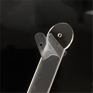 Juwelier geschäft Transparenter Acryl ohrring Anprobieren von Sticks Ohr stecker Creolen Acryl Ohrring <span class=keywords><strong>Tester</strong></span> halter Ohr stecker Display Streifen - Product Image 5