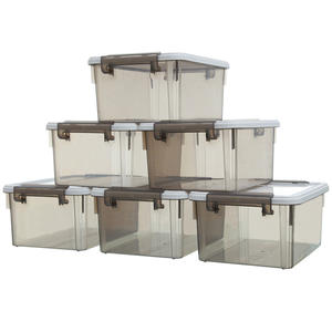 Citylife Home Household Container 40l 60l 66l Storage Plastic Box Heavy Duty Transparent Plastic Storage Bin Tote With Lid