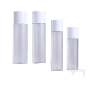 Flacon de toner en plastique PET givré avec bouchon à vis 100ml 120ml 150ml 200ml 250ml Emballage cosmétique Impression sur soie Étiquette personnalisée - Product Image 6