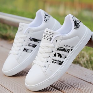 Scarpe Classiche Bianche da Donna, Sneakers Traspiranti con Suola Piatta, Scarpe da Tennis Casual, MOQ <span class=keywords><strong>1</strong></span> - Product Image 3