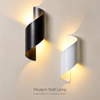 Lampe murale LED minimaliste d'extérieur, étanche IP65, pour chambre à coucher, salon, salle de bain, couloir, hôtel