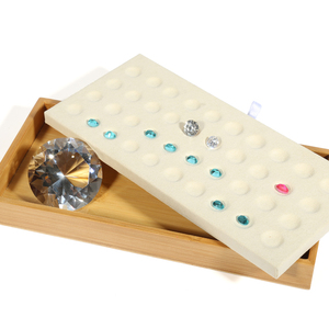 Khay Trưng Bày Trang Sức Bằng Gỗ Tùy Chỉnh DIGU, Khay Trưng Bày Trang Sức Đơn Giản, Mặt Dây Chuyền Hình Nhẫn Kim Cương, Thời Trang - Product Image 5