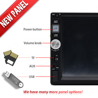 Autoradio 7 pouces 2 din fm USB 12v indash mp5 pour voiture bluetooth télécommande lecteur audio de voiture
