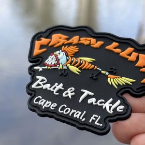Factory Custom Woven 3D PVC Iron on Patch <b>Badge</b> Labels for Clothing and Bags - Product Image 2