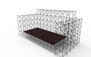 Lắp Ráp Dance Portable Stage Platform Nhôm Sự Kiện Quay Vòng Sân Khấu Thủy Lực - Product Image 5