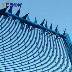 Valla de Seguridad Antiescalada de <span class=keywords><strong>Malla</strong></span> 358 <span class=keywords><strong>con</strong></span> Púas para Pared, Paneles de Alambre Soldado de Alta Seguridad para Seguridad Perimetral Industrial - Product Image 2