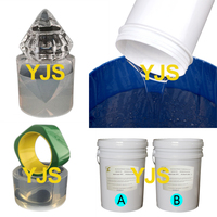Caoutchouc de silicone liquide transparent de qualité alimentaire pour la fabrication de moules et les moules artisanaux en résine époxy