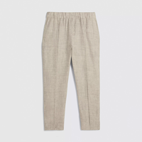 Pantalon en tissu de coton et de lin personnalisé de haute qualité, pantalon 100% lin pour hommes