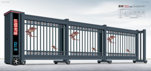 Portão Deslizante Telescópico Automático de Alta Resistência, Portão Elétrico de Segurança Industrial - Product Image 4