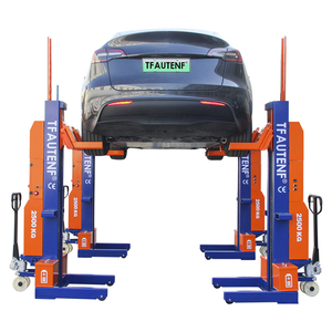 Elevador móvil de 4 columnas sincronizadas inalámbricamente de 10 toneladas para mantenimiento de flotas, 2.5 toneladas por columna, batería de larga duración - Product Image 3