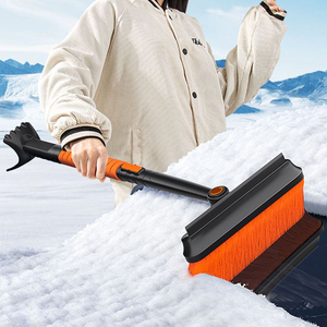Trọng lượng nhẹ nhôm cơ thể với Ergonomic Grip rộng squeegee mở rộng tuyết bàn chải với có thể tháo rời <span class=keywords><strong>Ice</strong></span> <span class=keywords><strong>scraper</strong></span> cho xe - Product Image 4