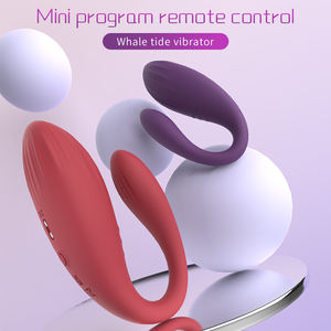 App-Ferngesteuerter Delfin-Slip Tragbarer Anal- und Klitoris-Massage Doppel-<span class=keywords><strong>Vibrator</strong></span> für Paare Vibromasseur Erotikartikel - Product Image 2