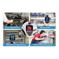 Cámara Termográfica Infrarroja Compacta HT-18 Plus, Resolución 256x192, Sensibilidad 50C, Cámara Industrial Portátil para Reparación Móvil